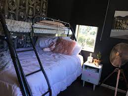 Grey and rose gold bedroom. Diy Bedroom Makeover Girls 11 Years Old Dark Grey Black Pastel Pink Blush Rose Gold Copper Wallpaper Pa Rose Gold Bedroom Gold Bedroom Woman Bedroom
