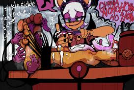 Rouge The Bat Tails Twomario - Rule34 Hentai