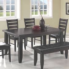 Maybe you would like to learn more about one of these? Modern Family Dining Table Sturdy Wood Construction Cappuccino Finish Rectangle Shape Suitable Dining Table With Bench Dining Room Sets Dining Table Chairs