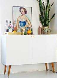 Ikea Hack Make A Mid Century Bar Cabinet From A Tv Stand Mid Century Bar Cabinet Ikea Bar Tv Stand Ikea Hack