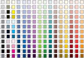 Cmyk Color Chart For Printing Printed Version Of This