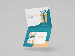 Luxury dark business card logo mockup with embossed and debossed effect. Free Floating Gift Card Mockup Psd Free Business Card Mockup Business Cards Mockup Psd Business Card Mock Up
