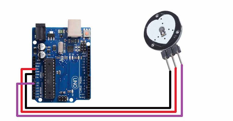 Pulse Sensor Connection Diagram with Arduino Uno، من إنشاء الذكاء الاصطناعي