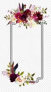 The png image provided by seekpng is high quality and free unlimited download. Fashion Flower Border Decoration Vector Burgundy Flowers Png Free Transparent Png Vhv