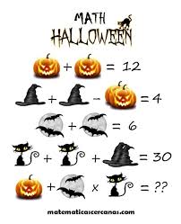 Y para relajar el ambiente y reírnos un rato, os. Math Halloween Matematicas Halloween Acertijos Matematicos Resueltos Acertijos Matematicos
