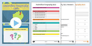 What do we buy most? Geography Trivia Questions On Australia Primary Twinkl