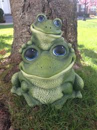 mama and baby frogs or daddy and me frogs ceramic garden etsy in 2021 baby frog frog art frog drawing