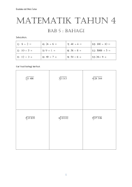 Check spelling or type a new query. Matematik Tahun 4 Bahagi