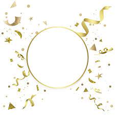 Gold Confetti Celebratory Design Free Vector Gold Graphic Design Vector Free Gold Confetti