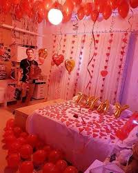 Create A Romantic Valentine S Day Bedroom Using Your 5 Senses Fun Home Design Romantic Valentine Valentines Day Decorations Romantic Surprise