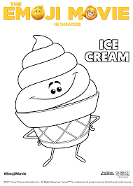 The Emoji Movie Ice Cream Coloring Pages Emoji Coloring Pages Emoji Movie Coloring Pages