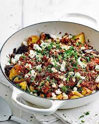 Harissa Beef And Crispy Potatoes Recipe Delicious Magazine Recipe In 2021 Beef Recipes Ground Beef Recipes Recipes