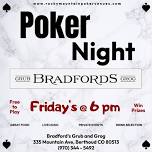 (Berthoud) Friday night poker at Bradford’s Grub & Grog