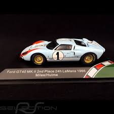 The 24 hours of le mans (french: Ford Gt40 Mk Ii N 1 24h Le Mans 1966 Ken Miles 1 43 Cmr Cmr43055 Selection Rs