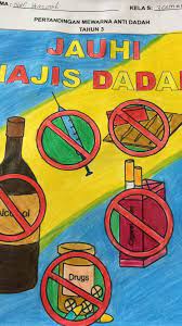 Sudut anti dadah / anti drugs section. Facebook
