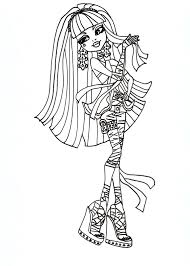 Free Printable Monster High Coloring Pages For Kids Monster Coloring Pages Coloring Pages Coloring Books