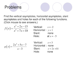 This quadratic can most easily be solved by factoring out the x and setting the factors equal to 0. Ppt Asymptotes Tutorial Powerpoint Presentation Free Download Id 1223810
