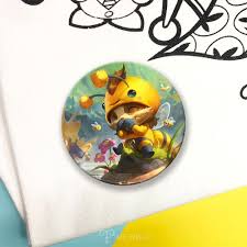 League Of Legends Teemo Badge Lol Champion Beemo Little Devil Omega  Character Brooch Hot Game Clothing Backpack Decoration Gifts - Brooches -  AliExpress