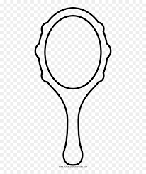 All rights belong to their respective owners. Hand Mirror Coloring Page Hand Mirror Png Drawing Transparent Png Vhv