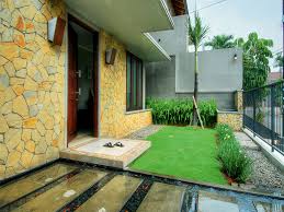 Taman Rumah Minimalis Dengan Kolam Ikan Koi Depan Rumah Sakti Desain