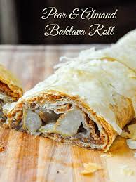 Bake 25 to 30 minutes or until golden brown. Pear Almond Baklava Roll A New Twist On A Traditional Favorite In 2020 Recipes Baklava Food