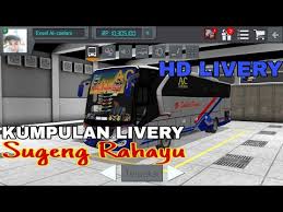 Namun, corak yang dimaksud disini adalah kostum atau pakaian dari pada body bis. Livery Bus Sugeng Rahayu Shd Bussid Infotiket Com
