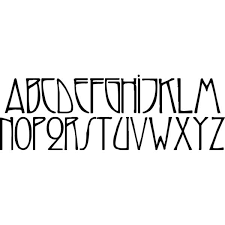 Fluid Geometric With A Dash Of Egyptian Influence Which Was Also Big At That Time Not To Flowery Or Curlicue Ish Whic Art Deco Font Deco Font Fonts Alphabet