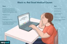 Image result for dark black stool human poop
