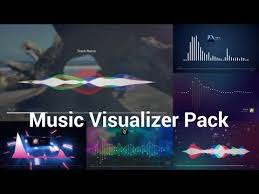 Music Visualizer Pack 33 Audio Spectrum Styes After Effects Template Music Visualization Dj Video Free Video Background