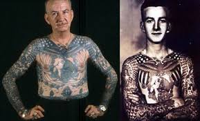 Résultat de recherche d'images pour "old people with tattoos"