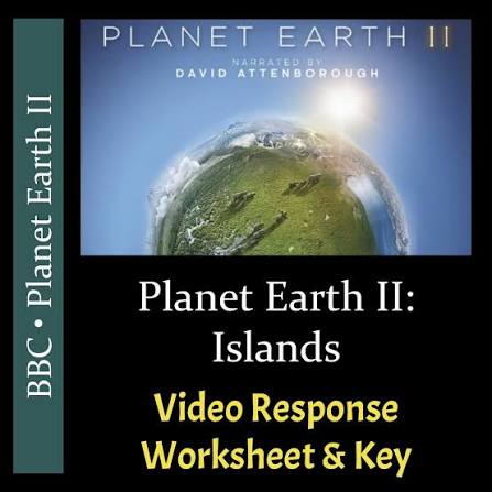 Planet Earth 2 - Episode 1: Islands - Video Response Worksheet & Key  (Editable) - Amped Up Learning