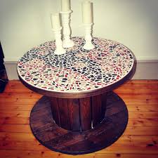 Tutoriel Diy Un Touret Mosaique Touret Deco Noel Fait Maison Table Basse Touret