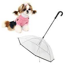 Hoogllkon Pet Dog Umbrella With Leash Pet Outdoor Rainproof Supplies Diameter 28 3 Inches Provides Protection From Rain Snow Dog Umbrella Pet Dogs Dog Raincoat