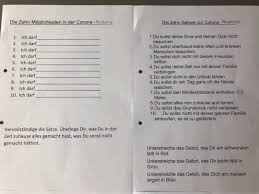 Einzelne gebote kennen viele aus dem religionsunterricht: Die 10 Gebote Der Corona Pandemie Pec Institut
