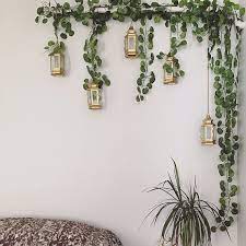 Artificial Ivy Garland Fake Hanging Vine Outdoor Decor Fake Foliage Green Leaf Garland 24 Strands 82 For Wedding Home Door Wreath Mgt 029 Fake Hanging Plants Hanging Plants Artificial Hanging Plants