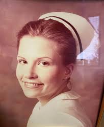 I want to wish my sister a very Happy Birthday today! Kathy became a nurse  when nurses still wore the white uniform, still wore the cap, and over her  career she worked