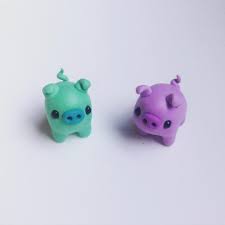 Maor Gerad On Instagram More Piggies Cute Clay Polymer Clay Creations Clay Creations