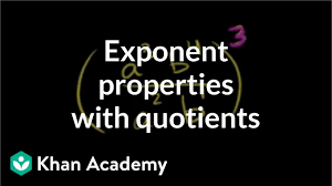 3 3/2 / 2 3/2 = (3/2) 3/2 = 1.5 3/2 = √(1.5 3) = √ 3.375 = 1.837. Exponent Properties With Quotients Video Khan Academy