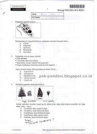 24 full pdfs related to this paper. Soal Un Biologi Sma Tahun Pelajaran 2015 2016 Paket Soal 3 Blog Pak Pandani