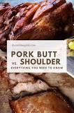 What is the difference between a pork shoulder and Boston Butt?