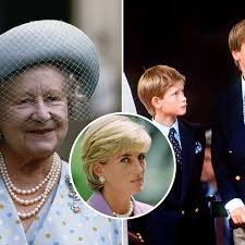 Princess Diana 'Confronted' Queen Mother Over Preferring William to Harry