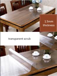 Sale Transparent Scrub Table Protector Round Square Or Etsy In 2020 Slipcovers For Chairs Rustic Dining Table Table