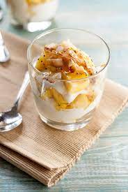 Pina Colada Yogurt Parfaits Recipe Yogurt Recipes Healthy Yogurt Parfait Yogurt Parfait