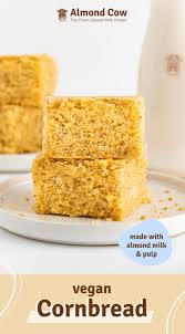 Lightly grease pan or muffin pan. Cornbread Cornbread Vegan Cornbread Homemade Almond Milk