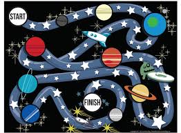 Set of 50 space bingo boards for a group. Stars And Planets Space Printable Game For Kids Kids Activities Space Activities For Kids Printable Games For Kids Space Games For Kids