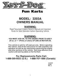 The cart is used on mostly level ground in grass field conditions. Yerf Dog Fun Kart 3203a Owner S Manual Pdf Download Manualslib