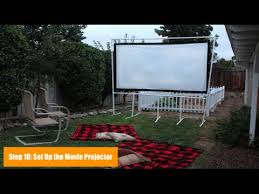 Once you start using it, going back to your old tv seems different altogether. How To Make A Backyard Movie Screen Youtube
