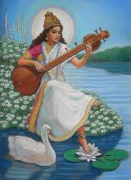 Saravasti Hindu Art Goddess Art Art