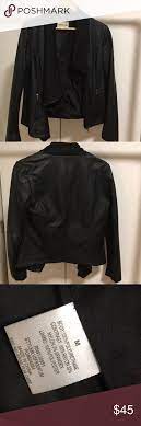 Olive Oak Leather Faux Drape Collar Jkt Excellent Condition Mixed Media Asymmetrical Zip Jkt Olive Oak Jackets C Fashion Clothes Design Fashion Design