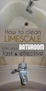 Pour about 1 cup to 1 1/2 cups of vinegar in the. How To Clean Limescale From Your Bathroom Fast And Effective Cleaning Ideas Com